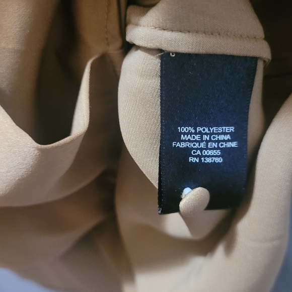 Camber & Grace Tan Blouse Size L - Picture 7 of 7